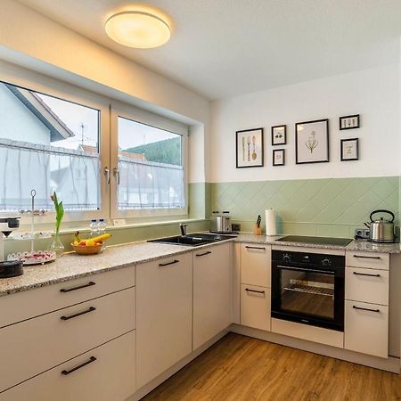 Ferienwohnung am Enzufer mit Balkon in Bad Wildbad im Schwarzwald Exterior foto