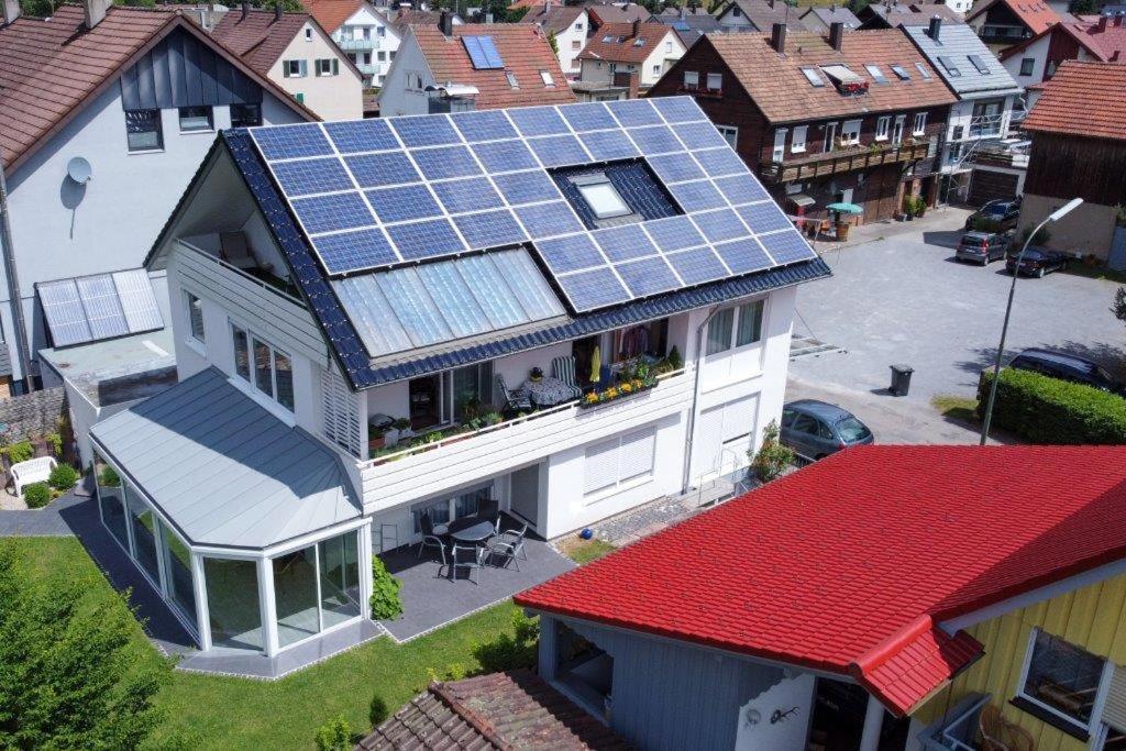 Ferienwohnung am Enzufer mit Balkon in Bad Wildbad im Schwarzwald Exterior foto