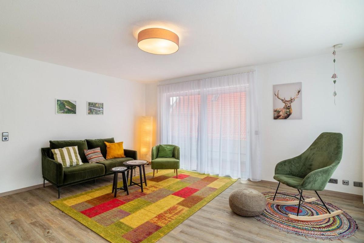 Ferienwohnung am Enzufer mit Balkon in Bad Wildbad im Schwarzwald Exterior foto